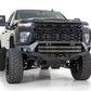 Installed on Car with Light Bar ADD Chevy Bomber HD Front Bumper | 2020-2023 Chevy 2500/3500
