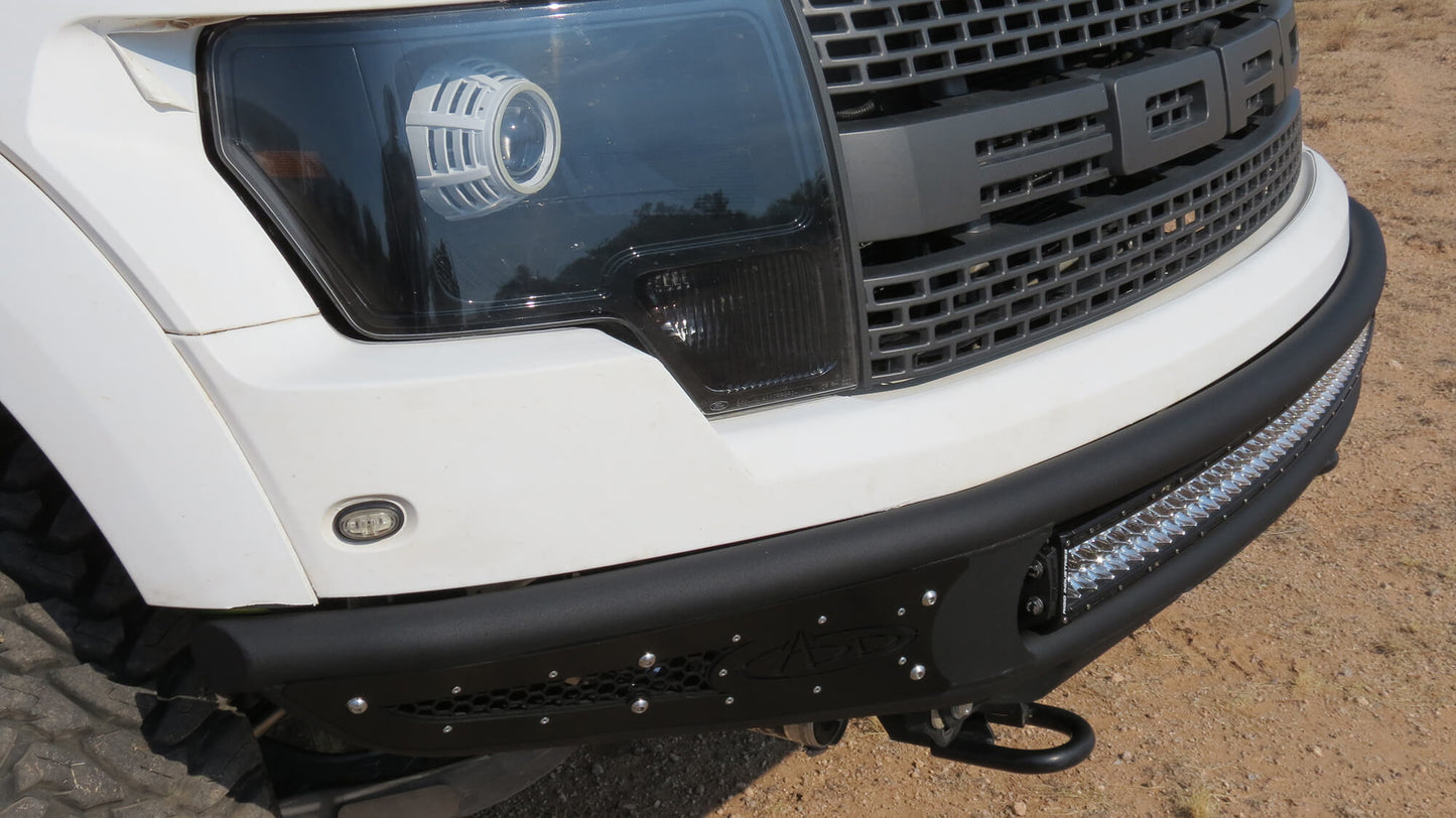 Installed on Car ADD Venom R Front Bumper | 2010-2014 Ford Raptor