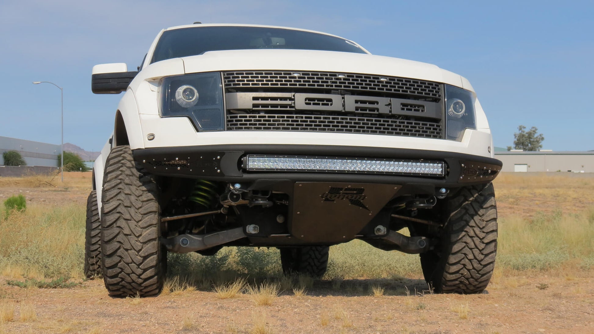 Installed on Car ADD Venom R Front Bumper | 2010-2014 Ford Raptor