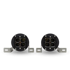 Heretics Jeep Rubicon - Steel Bumper (JL/JT) Fog Light Kit - Clear Lens