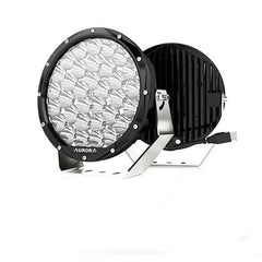 9" Super Bright Round Driving Light with Background Light Uncle Sam's Road 