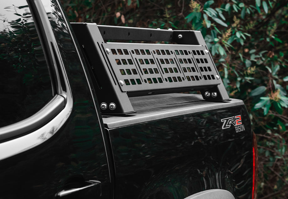 Side of Cali Raised Overland Bed Rack | 2014-2022 Chevy Colorado