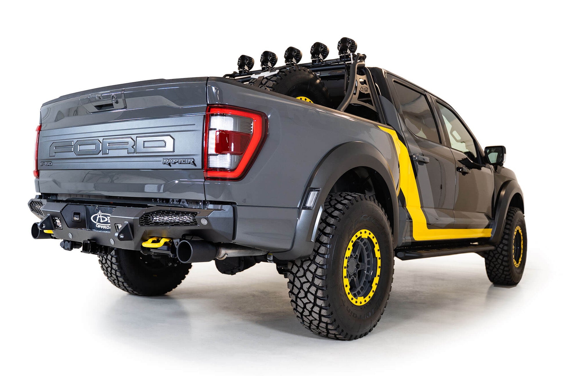 Installed on Car ADD HoneyBadger Rear Bumper | 2021-2023 Ford Raptor & Raptor R