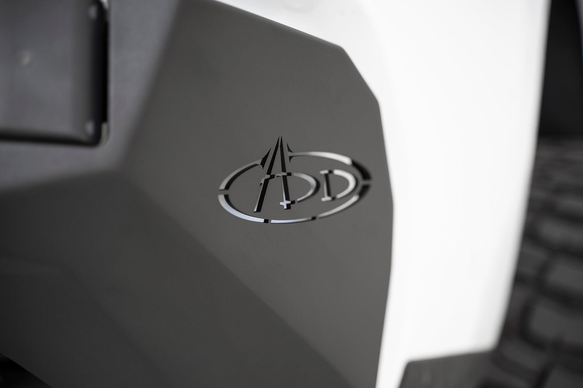 ADD Logo on Installed ADD 2019-2021 Chevy/GMC 1500 Stealth Rear Bumper