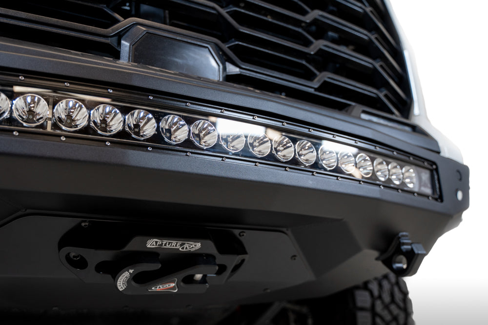 Light Bar on Installed ADD Stealth Fighter Winch Front Bumper | 2022-2023 Toyota Tundra